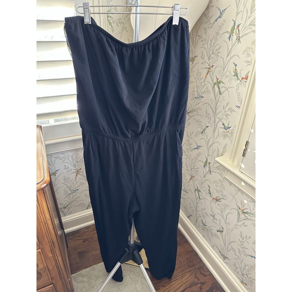 Sweat Pea Women's Size L Wide Leg Jumpsuit - Black